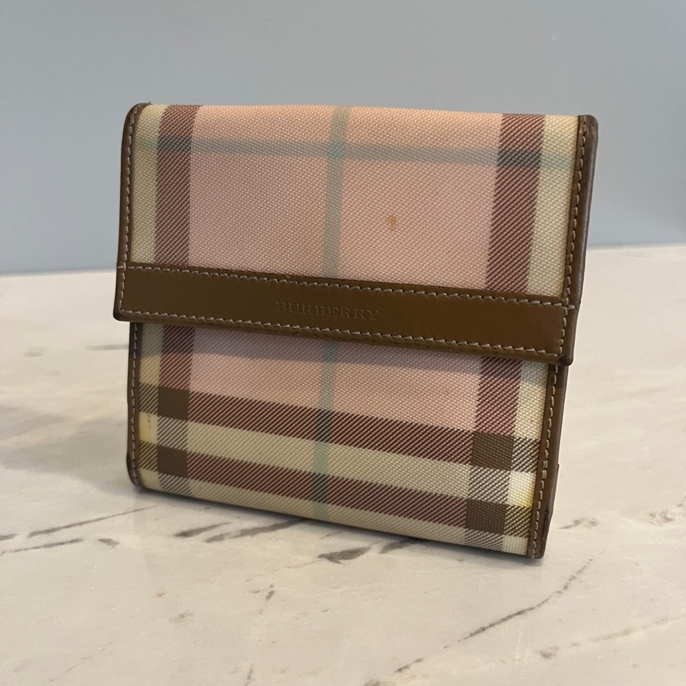 Burberry Nova Check Pastel bifold wallet